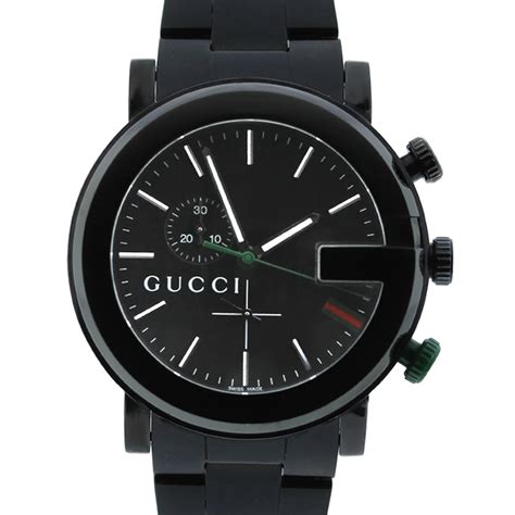 gucci watch face change|Gucci black chronograph watch.